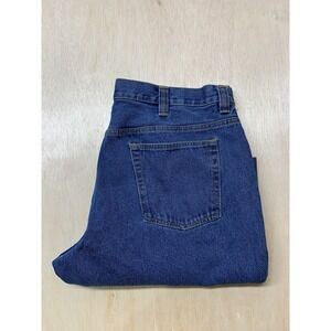 Blue Mountain Mens Blue‎ Regular Fit Work Jeans Size 40x30